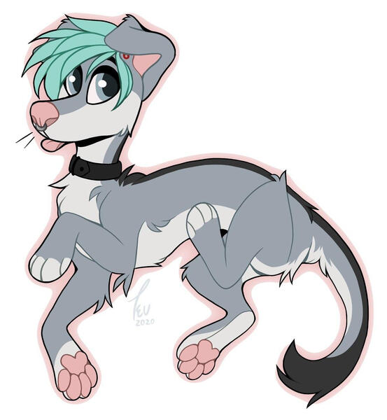 Colored artwork with clean, colored lines